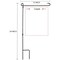 Garden Flag Stand Holder Pole Stopper Anti-Wind Clip USA Season Yard
